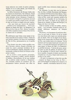 Seller image for LAMINA 1875: Ilustracion de V. Stanovsk y O. Janecek para La bella durmiente for sale by EL BOLETIN