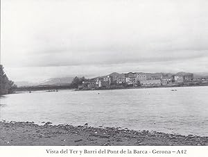 Seller image for Postal 62170 : Vista del Ter y Barri del Pont de la Barca - Gerona. Inundacion for sale by EL BOLETIN
