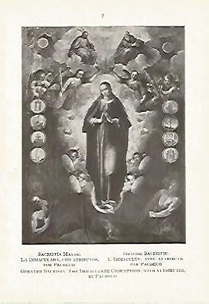 Bild des Verkufers fr LAMINA 5221: La Immaculada por Pacheco zum Verkauf von EL BOLETIN