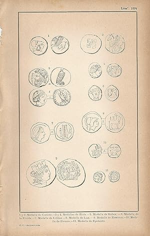 Bild des Verkufers fr Lamina 104: Monedas griegas zum Verkauf von EL BOLETIN
