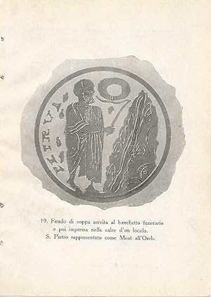 Imagen del vendedor de Lamina 453: CATACUMBAS DE ROMA. Fondo de copa para el banquete funerario a la venta por EL BOLETIN