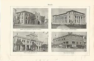 Seller image for LAMINA ESPASA 18626: Universidad Hotel de Francia y Centro escolar en Manila for sale by EL BOLETIN