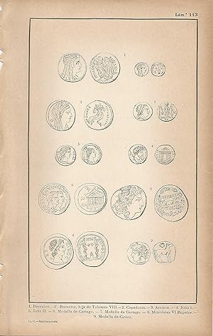 Imagen del vendedor de Lamina 113: Numismatica helenistica a la venta por EL BOLETIN