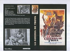 Imagen del vendedor de Caratula cine 30x22 cm: La guerra de Troya y Ghost Dog el camino del samurai a la venta por EL BOLETIN