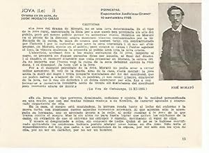 Seller image for LAMINA 2699: Criticas de La Jova. Principal 10 noviembre 1905 for sale by EL BOLETIN