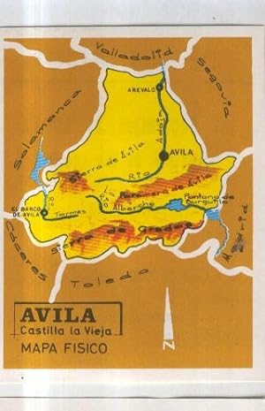Las provincias de España cromo numero 021: Avila