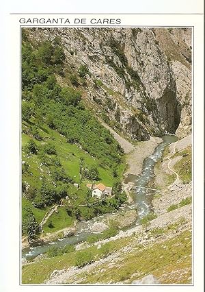 Imagen del vendedor de Postal 029744 : Cain Presa Garganta y Senda del Cares. Picos de Europa a la venta por EL BOLETIN