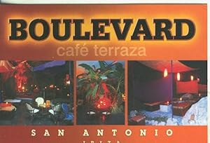 Seller image for Postal 5595 : Propaganda de Boulevard cafe terraza (Ibiza) for sale by EL BOLETIN
