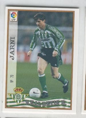 Seller image for Cromo Liga 97/98: Betis numero 79: Jarni for sale by EL BOLETIN