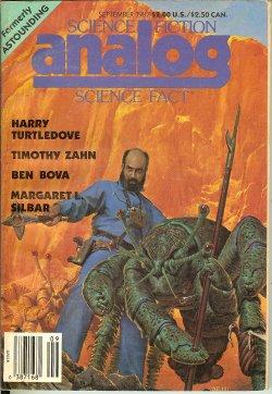 Imagen del vendedor de ANALOG Science Fiction/ Science Fact: September, Sept. 1987 a la venta por Books from the Crypt