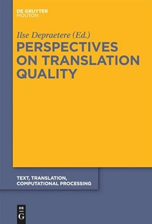 Seller image for Perspectives on Translation Quality for sale by BuchWeltWeit Ludwig Meier e.K.