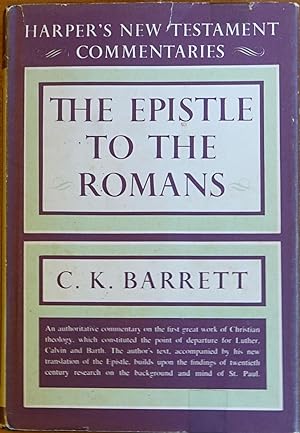 Immagine del venditore per The Epistle to the Romans (Harper's New Testament Commentaries) venduto da Faith In Print