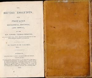Image du vendeur pour The World [The British Essayists volume XXIX]. Issues 157 - 209. January - December 1756 mis en vente par Barter Books Ltd