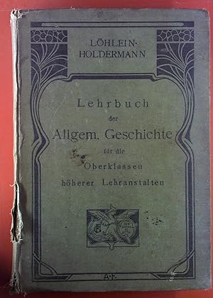 Bild des Verkufers fr LEHRBUCH DER ALLGEMEINEN GESCHICHTE. zum Verkauf von biblion2