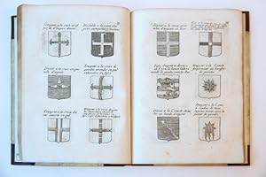 Le trophée d'armes heraldiques ou la science du blason, avec les figures en taille douce, (.) tro...