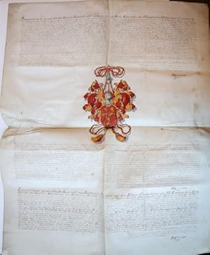 Patent of nobility that relates to three 15th century patents of nobility concerning two individu...