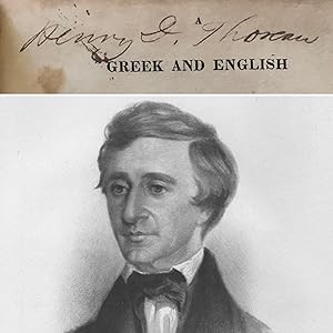 Image du vendeur pour A Greek and English Lexicon; adapted to the Authors Read in the Colleges and Schools of the United States, and to Other Greek Classics (Henry David Thoreau's Copy) mis en vente par Anniroc Rare Books
