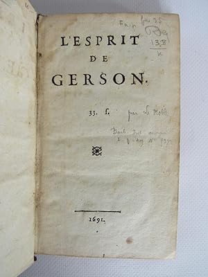 L'esprit de Gerson