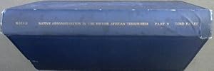 Imagen del vendedor de Commonwealth Relations Office : Native Administration in the British African Territories - Part V - The High Commission Territories: Basutoland, The Bechuanaland Protectorate and Swaziland a la venta por Chapter 1