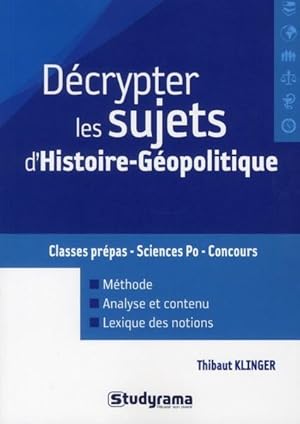 décrypter les sujets d'histoire-géographie-géopolitique