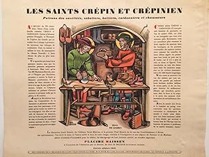 Seller image for Les saints Crpin et crpiniens. Patrons des savetiers, sabotiers, bottiers, cordonniers et chausseurs * for sale by OH 7e CIEL