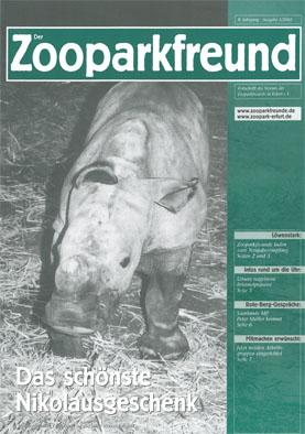 Bild des Verkufers fr Der Zooparkfreund 8. Jahrgang / Ausgabe 1/2002 zum Verkauf von Schueling Buchkurier