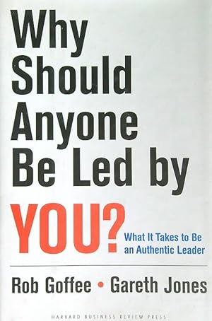 Imagen del vendedor de Why Should Anyone Be Led by You? a la venta por Librodifaccia