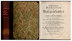 Bild des Verkufers fr Beschreibung des Morgenlandes und einiger andern Lnder. Neue Ausgabe nach der englischen Grundschrift genau durchgesehen und verbessert von D. Johann Friedrich Breyer und mit Anmerkungen erlutert von D. Johann Christian Daniel Schreber. Dritter und letzter Theil: Von den griechischen Inseln des Archipelagus, Kleinasien, Thracien, Griechenland, und einigen andern Theilen von Europa . zum Verkauf von Antiquariat Lenzen