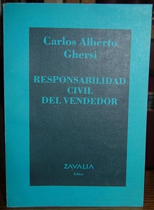 Bild des Verkufers fr RESPONSABILIDAD CIVIL DEL VENDEDOR zum Verkauf von Fbula Libros (Librera Jimnez-Bravo)