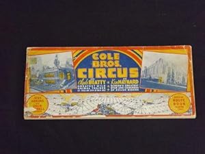Seller image for Cole Bros. Circus. Official Route Book for Season 1937. for sale by Nicholas D. Riccio Rare Books, ABAA