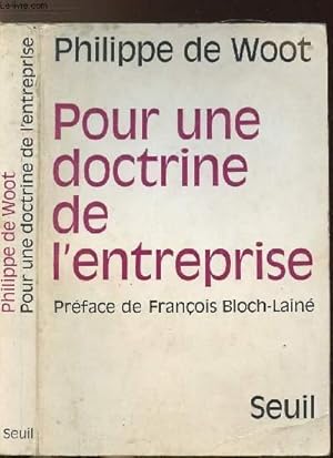 Bild des Verkufers fr POUR UNE DOCTRINE DE L'ENTREPRISE zum Verkauf von Le-Livre