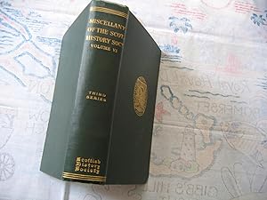 Immagine del venditore per Miscellany of The Scottish History Society (sixth volume) venduto da Empire Books