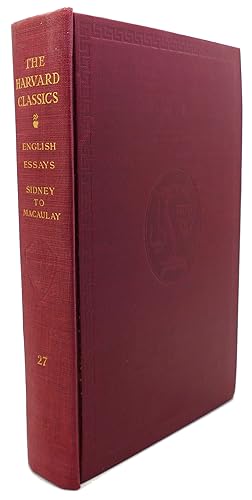 Seller image for ENGLISH ESSAYS The Harvard Classics for sale by Rare Book Cellar