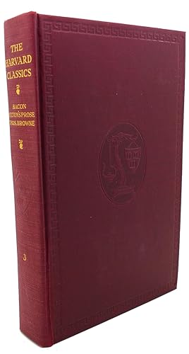 Imagen del vendedor de ESSAYS, CIVIL AND MORAL AND NEW ATLANTIS, AREOPAGITICA AND TRACTATE ON EDUCATION, RELIGIO MEDICI The Harvard Classics a la venta por Rare Book Cellar