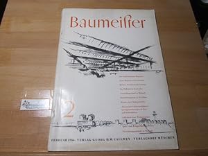 Image du vendeur pour Baumeister 2 Zeitschrift fr Baukultur und Bautechnik 53. Jahrgang mis en vente par Antiquariat im Kaiserviertel | Wimbauer Buchversand