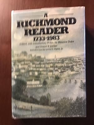 Bild des Verkufers fr A Richmond Reader, 1773-1983 zum Verkauf von Shadetree Rare Books