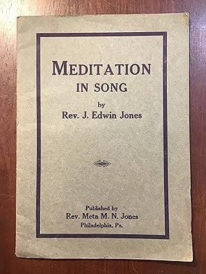 Image du vendeur pour Meditation in Song mis en vente par Shadetree Rare Books