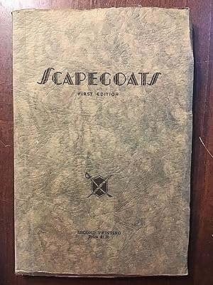 Image du vendeur pour Scapegoats, By One of Them mis en vente par Shadetree Rare Books