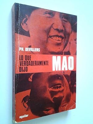 Imagen del vendedor de Lo que verdaderamente dijo Mao a la venta por MAUTALOS LIBRERA