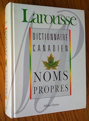 Imagen del vendedor de Dictionnaire canadien des noms propres a la venta por Livresse