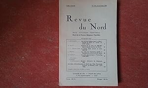 Revue du Nord - Tome XXXVIII - N° 149, Janv.-Mars 1956