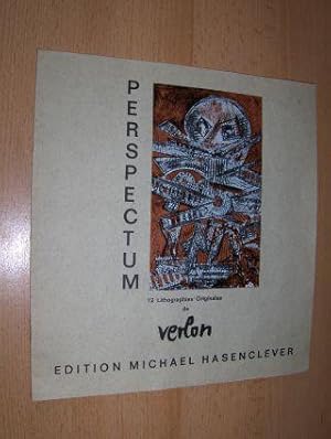 Imagen del vendedor de PERSPECTUM - 12 Lithographies Originales de Verlon (ANDRE VERLON - Knstlername von WILLY VERKAUF) *. a la venta por Antiquariat am Ungererbad-Wilfrid Robin