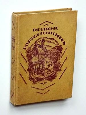 Bild des Verkufers fr Deutsche Dorfgeschichten. Mit vier Originallithographien von Charl. Chr. Engelhorn. Beitrge von Hebel, Auerbach, Gotthelf, Storm, Ludwig und Anzengruber. zum Verkauf von Versandantiquariat Hsl