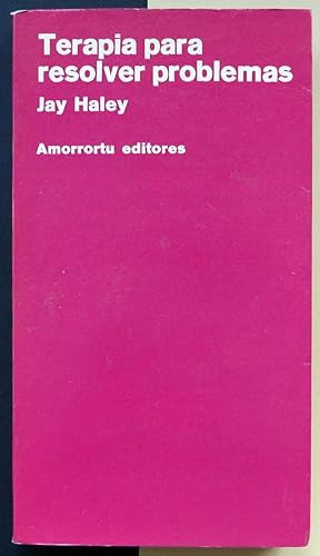 Image du vendeur pour Terapia para resolver problemas. Nuevas estrategias para una terapia familiar eficaz. mis en vente par Il Tuffatore