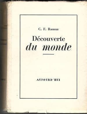 Bild des Verkufers fr Dcouverte du monde. zum Verkauf von Antiquariat Bibliomania