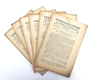 Verhandlungen der Geologischen Bundesanstalt Wien. Nr. 1-12 des Jahres 1922.