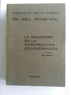 Imagen del vendedor de La seguridad de la construccion de los edificios a la venta por Libros Ambig