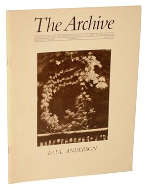 Bild des Verkufers fr Paul Anderson: The Archive, Research Series, Number 18, May 1983 zum Verkauf von Jeff Hirsch Books, ABAA