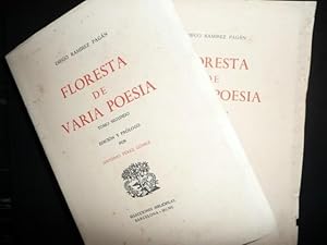 Bild des Verkufers fr Floresta De Varia Poesia. 2 Tomos zum Verkauf von Reus, Paris, Londres