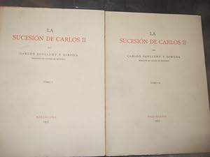 Imagen del vendedor de La Sucesion De Carlos II. Dos Volumenes a la venta por Reus, Paris, Londres
